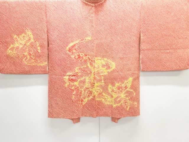 JAPANESE HAORI / ALL SHIBORI / FLORAL PLANTS